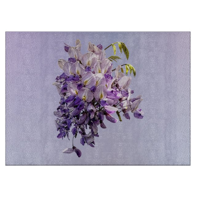 Delicate Wisteria Cutting Board (Front)