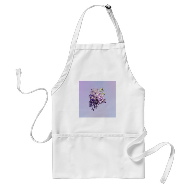 Delicate Wisteria Standard Apron (Front)