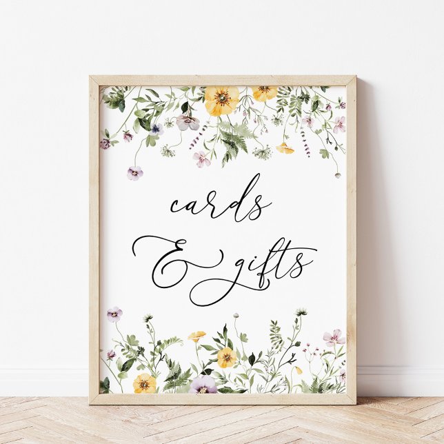 Delicate Yellow Wildflower Cards and Gifts Sign (Creator Uploaded)