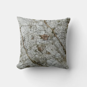 Delicated leaf closeup texture cushion