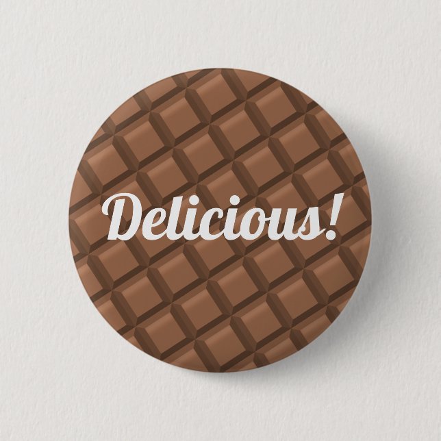 Delicious 6 Cm Round Badge (Front)