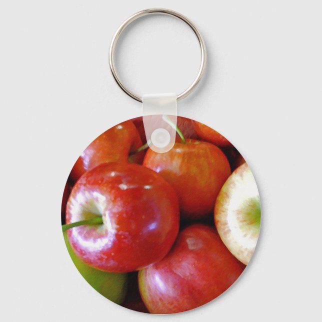 Delicious Apples Key Ring (Front)