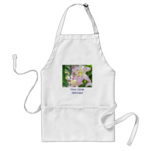 Delicious! apron Pink Lily Flowers Floral Garden