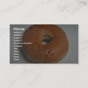 Delicious Bagel Business Card