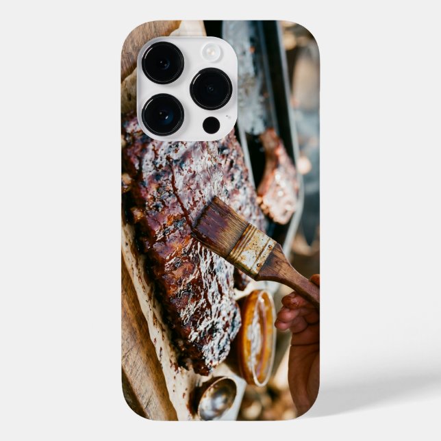 Delicious BBQ Ribs Barbecue iPhone Case (Back)