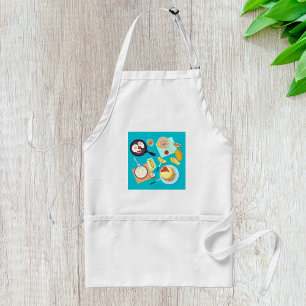 Delicious Breakfast Pancakes Eggs Coffee  Standard Apron