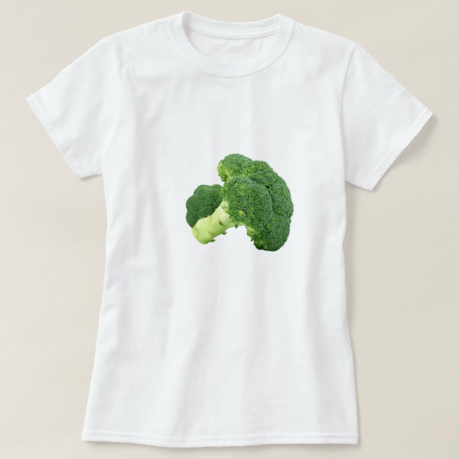 Delicious broccoli is here T-Shirt (Design Front)
