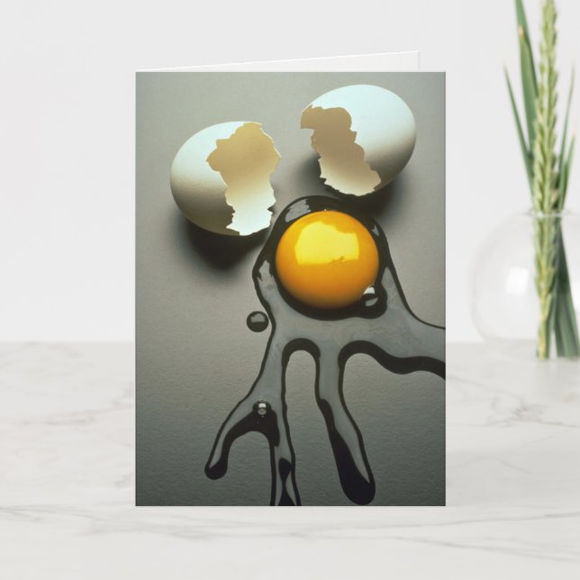 Delicious Broken egg Card (Front)