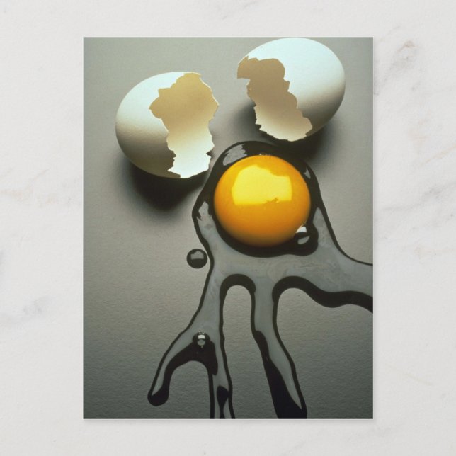 Delicious Broken egg Postcard (Front)