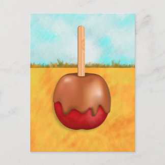Delicious Candy Apple Landscape Postcard