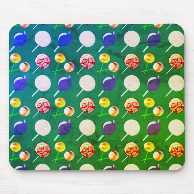 Delicious candy pattern mouse pad (Front)