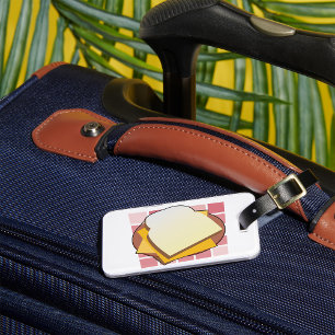 Delicious Cheese Sandwich Fun Food Luggage Tag