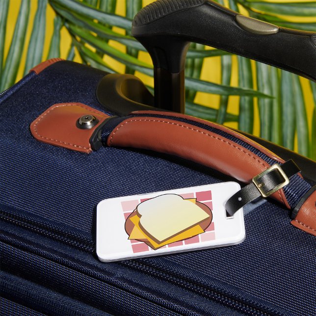 Delicious Cheese Sandwich Fun Food  Luggage Tag (Creator Uploaded)