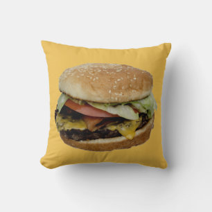 Delicious Cheeseburger Cushion