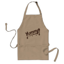 Delicious Chocolate Dripping “Yummy” Text Design 
