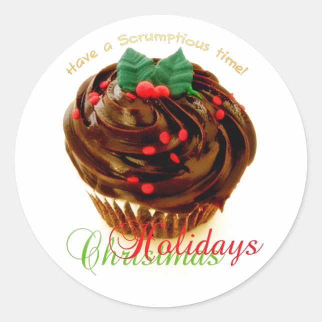 Delicious Christmas Sticker (Front)