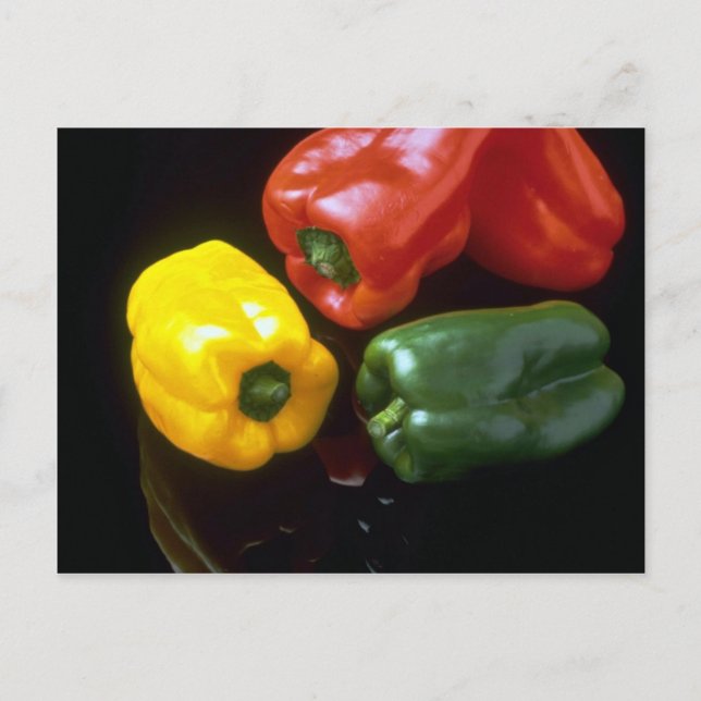 Delicious Colourful peppers Postcard (Front)