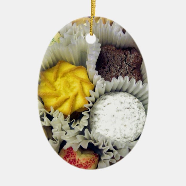 Delicious Cookies Ceramic Tree Decoration (Front)