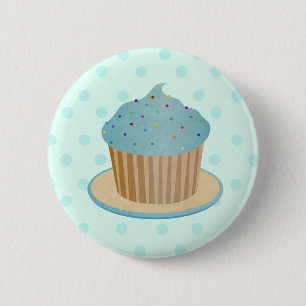 Delicious Cupcake 6 Cm Round Badge
