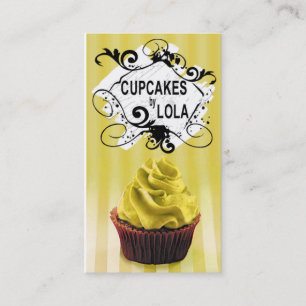 Delicious Cupcakes - Confections Desserts Pastries Business Card