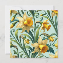 Delicious Daffodils Spring Print Design