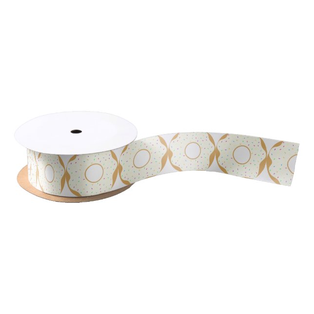 Delicious Doughnut Satin Ribbon (Spool)