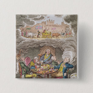 Delicious Dreams! Castles in the Air! 15 Cm Square Badge