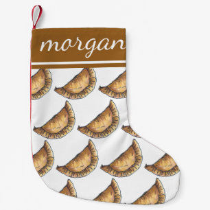 Delicious Empanadas Spanish Latin American Pastry Small Christmas Stocking
