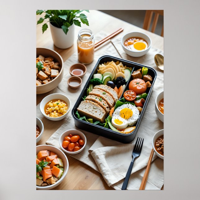 Delicious Food Poster (Front)