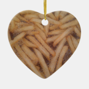 Delicious French Fries Ceramic Tree Decoration