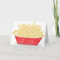 Delicious French Fries Retro Fast Food