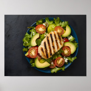 Delicious Healthy Diet Meal Poster