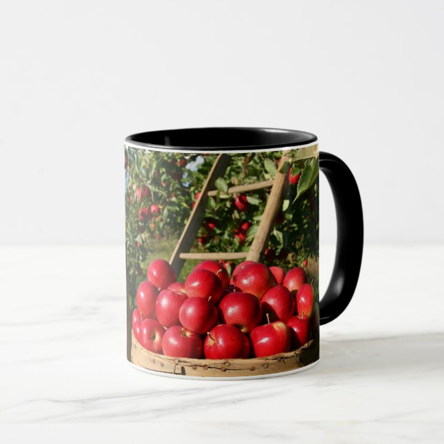 Delicious Healthy Red Apple Harvest Mug (Front Right)