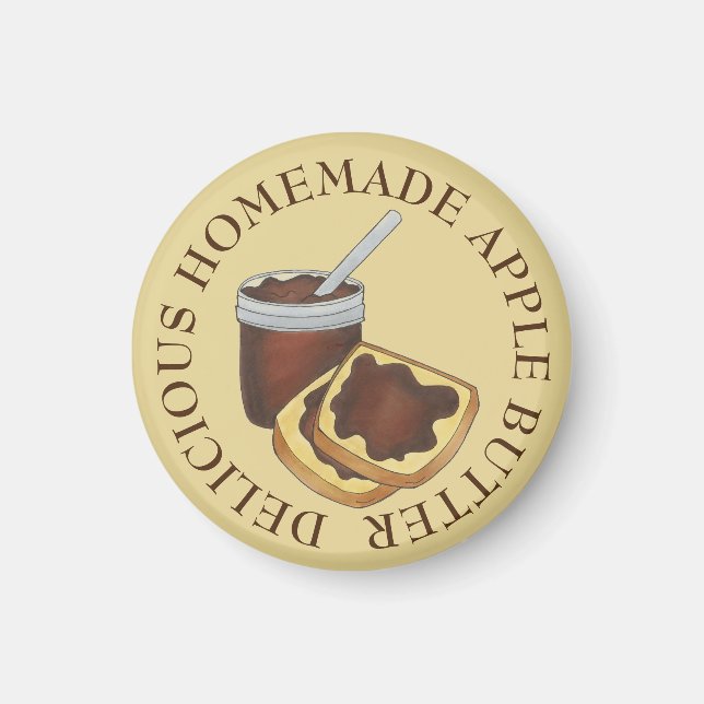Delicious Homemade Apple Butter Pennsylvania Dutch Magnet (Front)