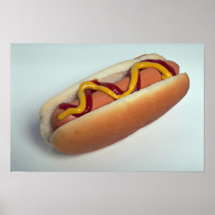 Delicious Hot dog Poster