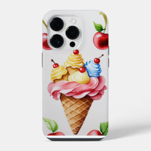 Delicious Ice Cream Cone iPhone 14 Pro Case