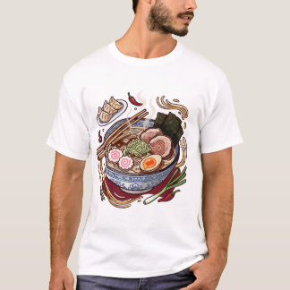 Delicious Japanese Ramen and Gyoza Dumplings. T-Shirt