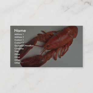 Delicious Lobster Business Card
