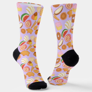 Delicious Mexican Pan Dulce Sweet Bread Socks
