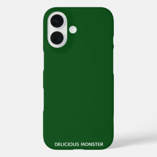 Delicious Monster green colour name iPhone 16 Case