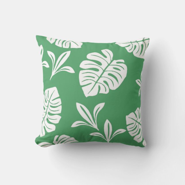 Delicious Monster Reversible Throw Pillow (Front)