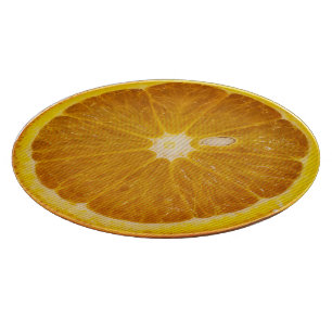 DELICIOUS ORANGE SLICE CUTTING BOARD