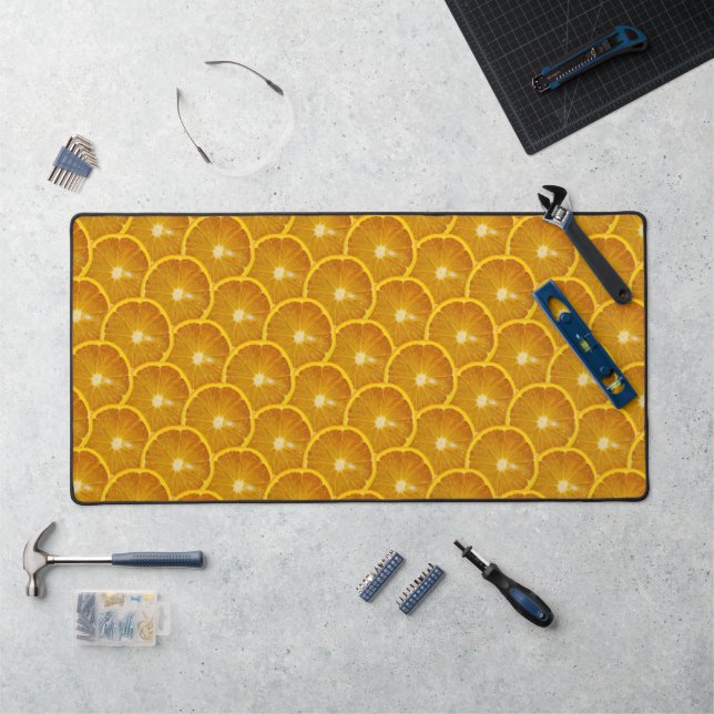 DELICIOUS ORANGE SLICES DESK MAT (Workstation)