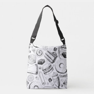 Delicious pattern crossbody bag