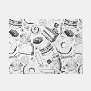 Delicious pattern doormat