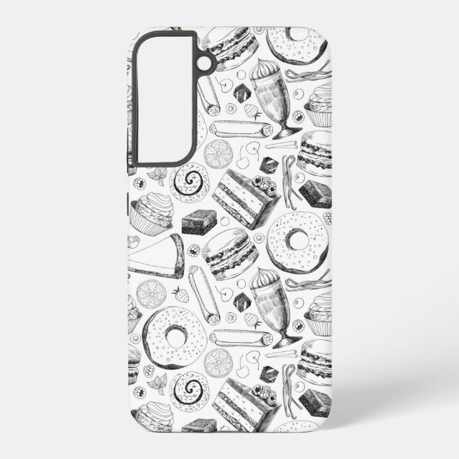 Delicious pattern samsung galaxy s22+ case (Back)
