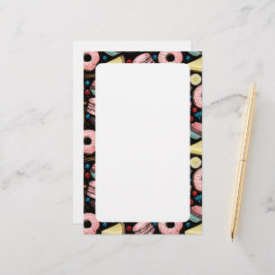 Delicious pattern stationery