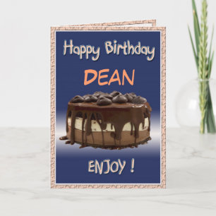 Delicious personal Birthday/cake   "change name" Card