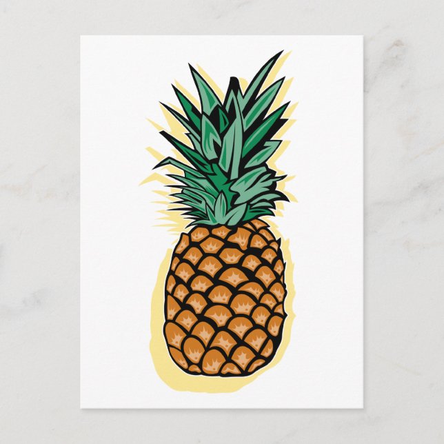 Delicious Pineapple Postcard (Front)
