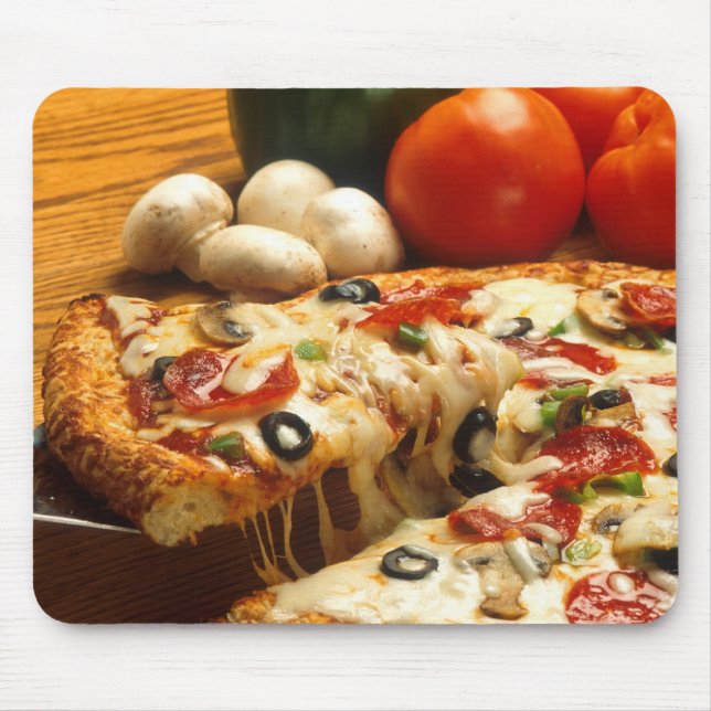 Delicious Pizza Mouse Pad (Front)